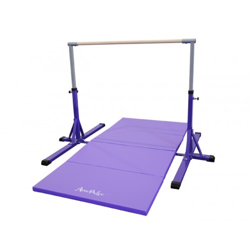 Jr Training Gymnastic Bar - 3ft to 5ft (with Panel Mat Combo) Acrobatic